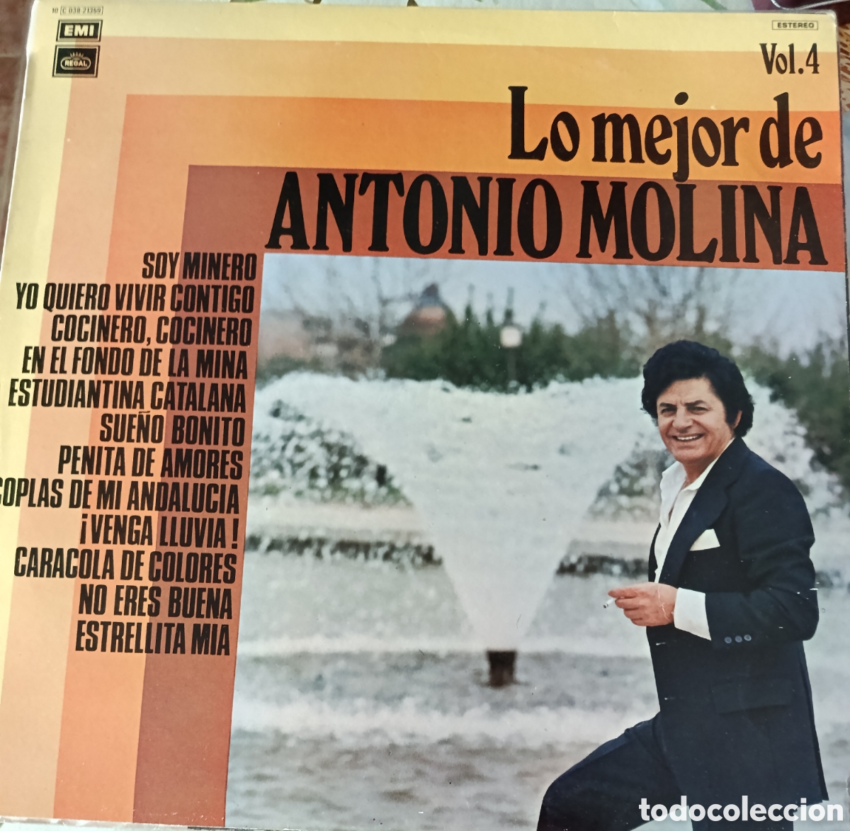 Discos de vinilo: Antonio Molina Vol.4 Lp sello Emi-Regal editado en Espa&ntilde;a a&ntilde;o 1977.