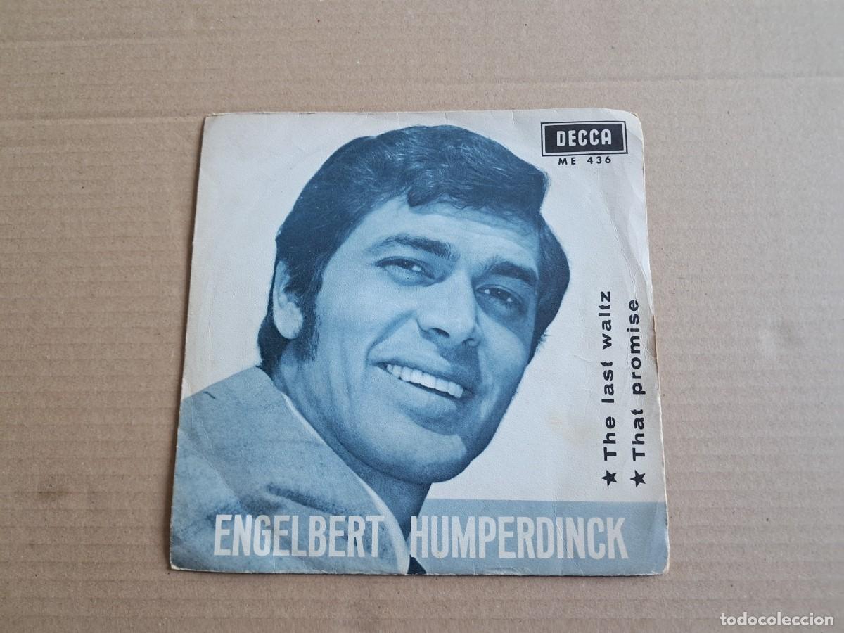 Discos de vinilo: ENGELBERT HUMPERDINCK - THE LAST WALTZ SINGLE 1968 EDICION ESPA&Ntilde;OLA