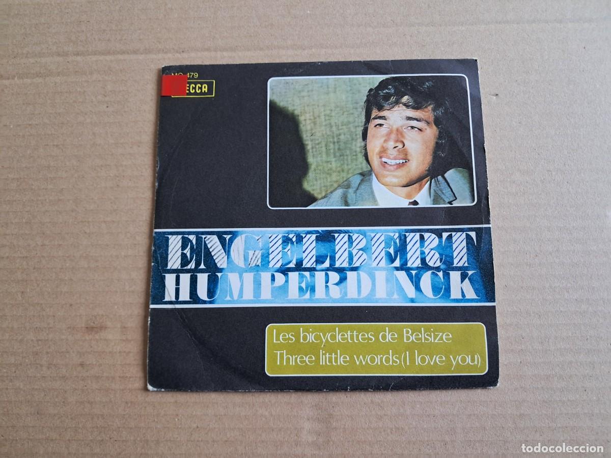 Discos de vinilo: ENGELBERT HUMPERDINCK - LES BICYCLETTES DE BELSIZE SINGLE 1968 EDICION ESPA&Ntilde;OLA