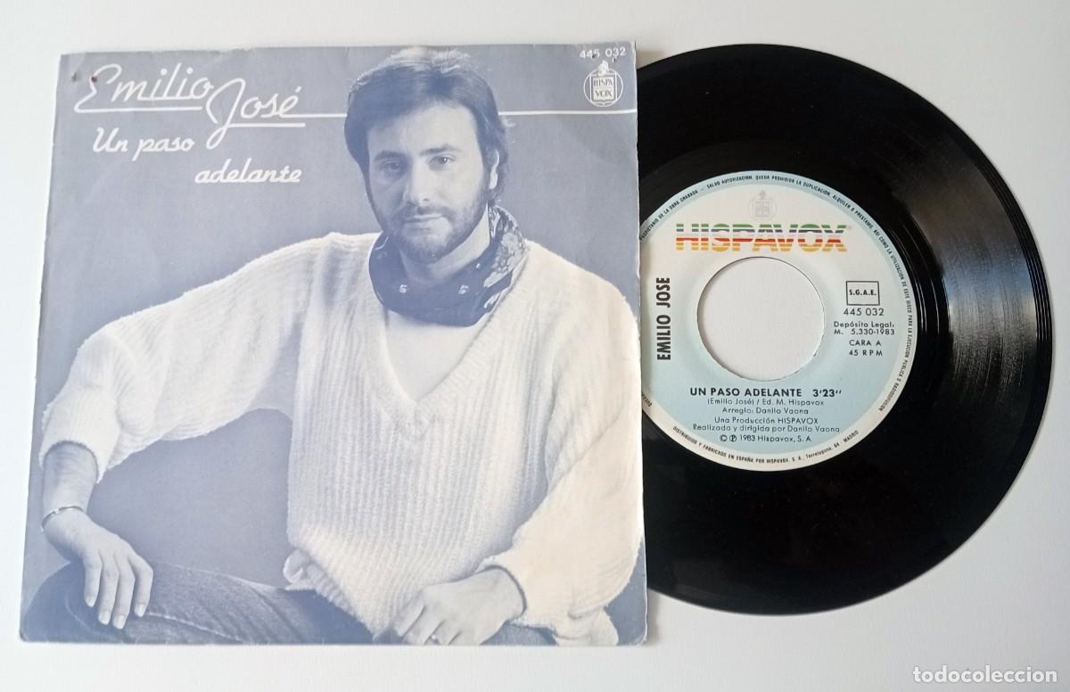 Discos de vinilo: SINGLE EMILIO JOS&Eacute; - UN PASO ADELANTE