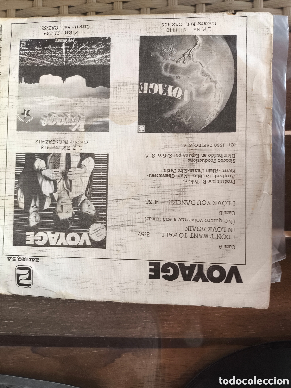 Discos de vinilo: Single de voyage.lote.V.n.42 - Foto 2
