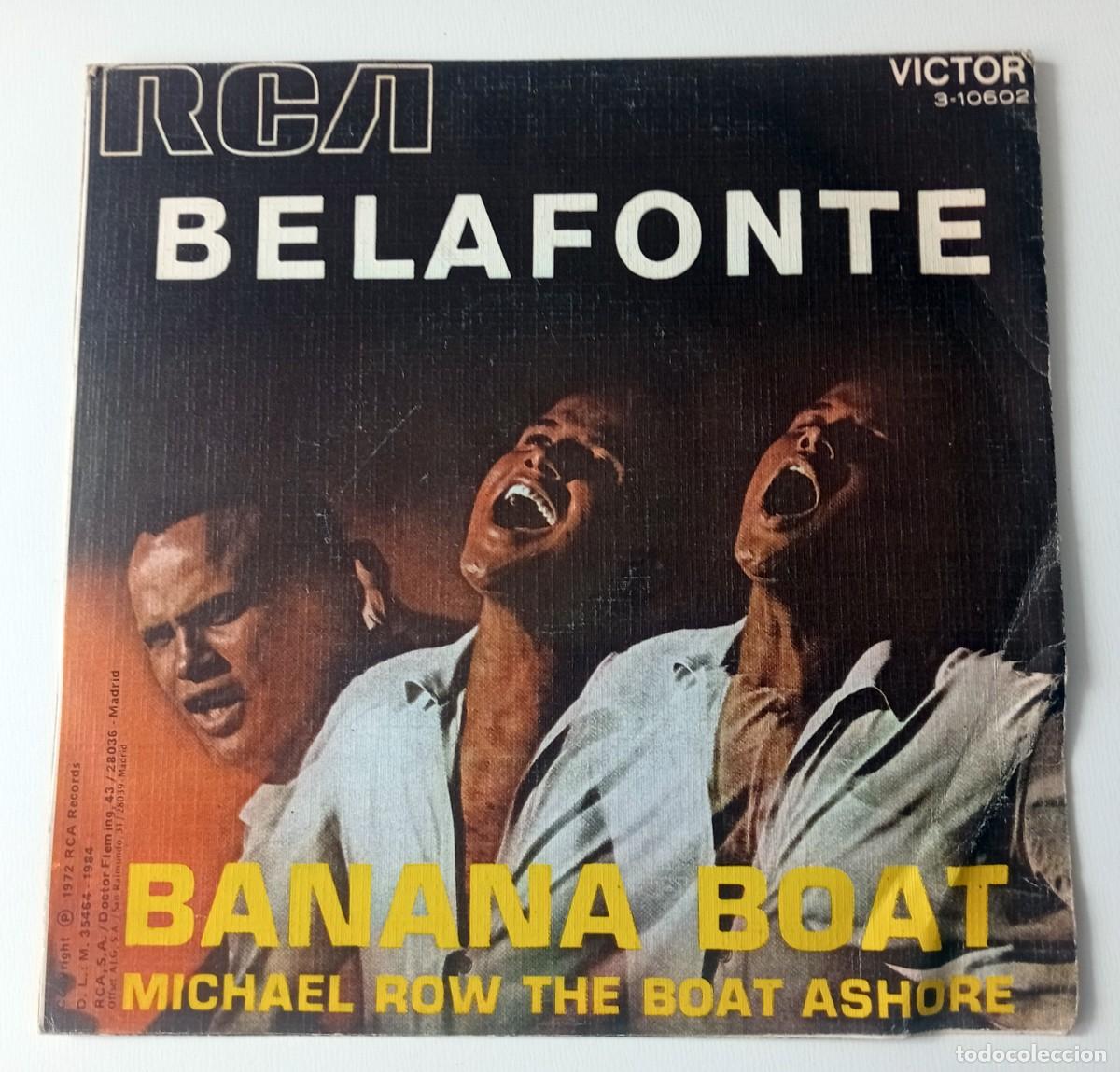 Discos de vinilo: SINGLE HARRY BELAFONTE - BANANA BOAT - Foto 2