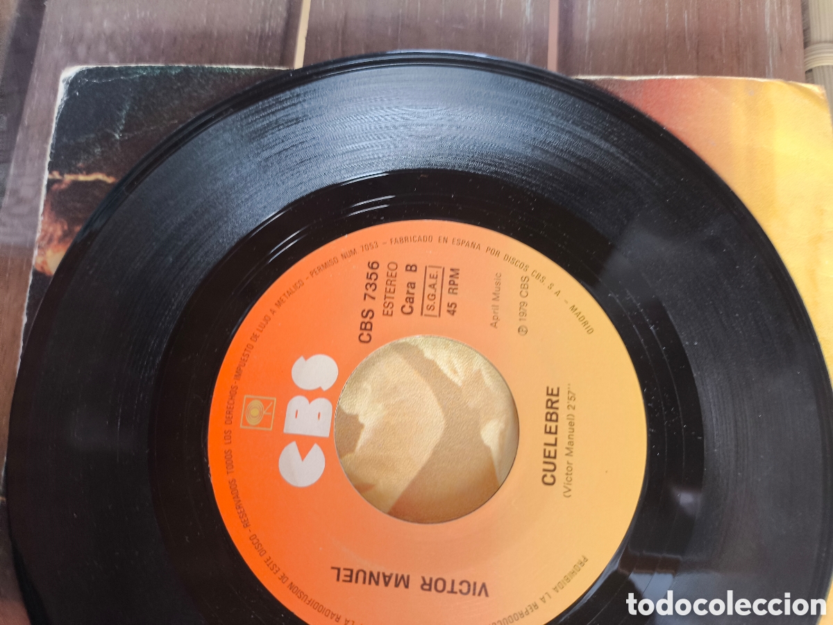 Discos de vinilo: Single de V&iacute;ctor Manuel.lote.V.n.141 - Foto 4