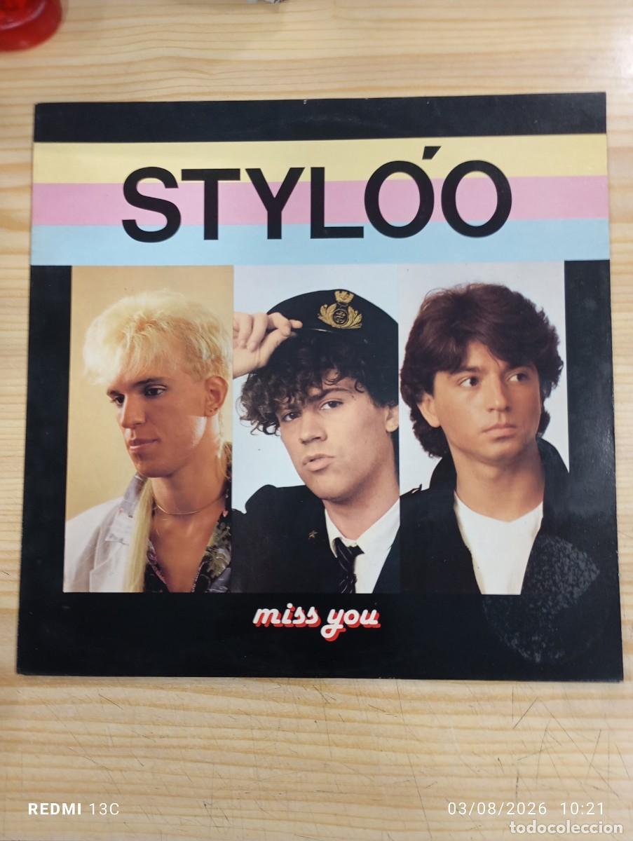 Discos de vinilo: Maxi 12 &rdquo; Styl&oacute;o &lrm;&ndash; Miss You - 1984 Italo Disco