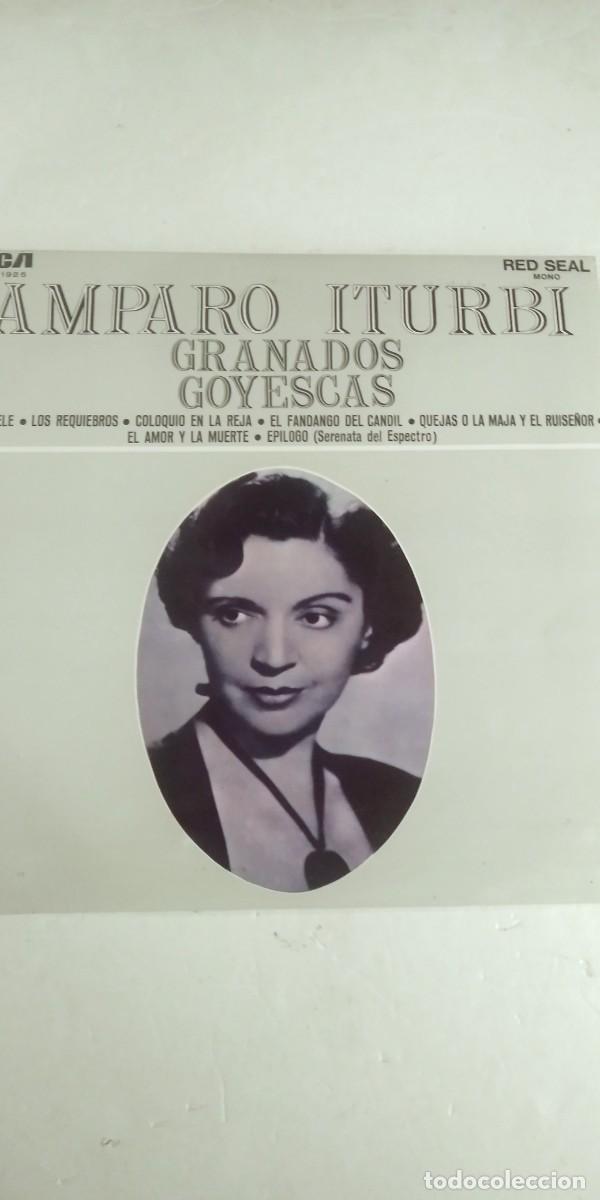Discos de vinilo: Amparo Iturbi Granados Goyescos