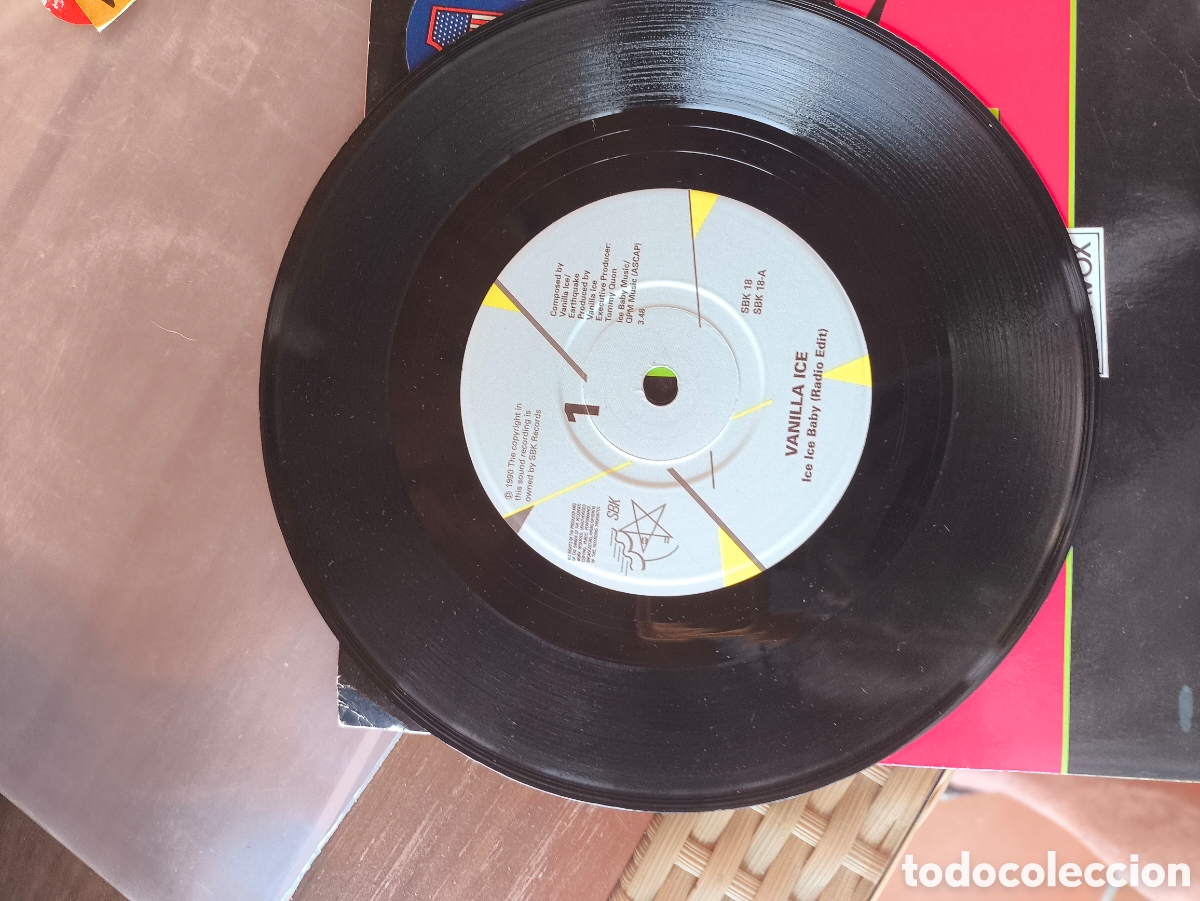 Discos de vinilo: Single de vainilla ice.lote.V.n.196 - Foto 3