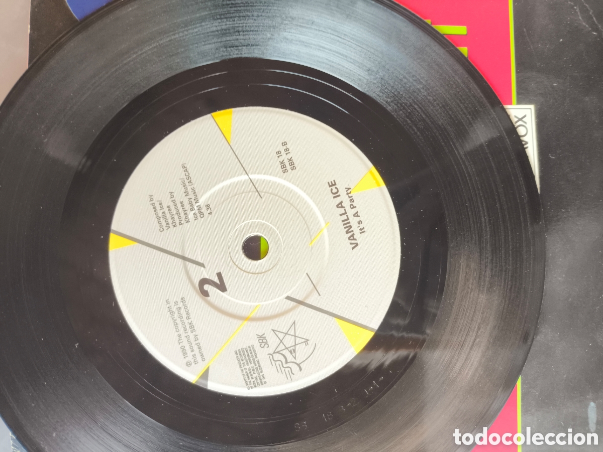 Discos de vinilo: Single de vainilla ice.lote.V.n.196 - Foto 4