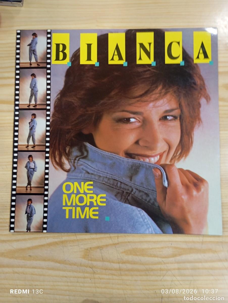 Discos de vinilo: Maxi 12 &rdquo; Bianca &lrm;&ndash; One More Time - 1987 Italo Disco Excelente copia