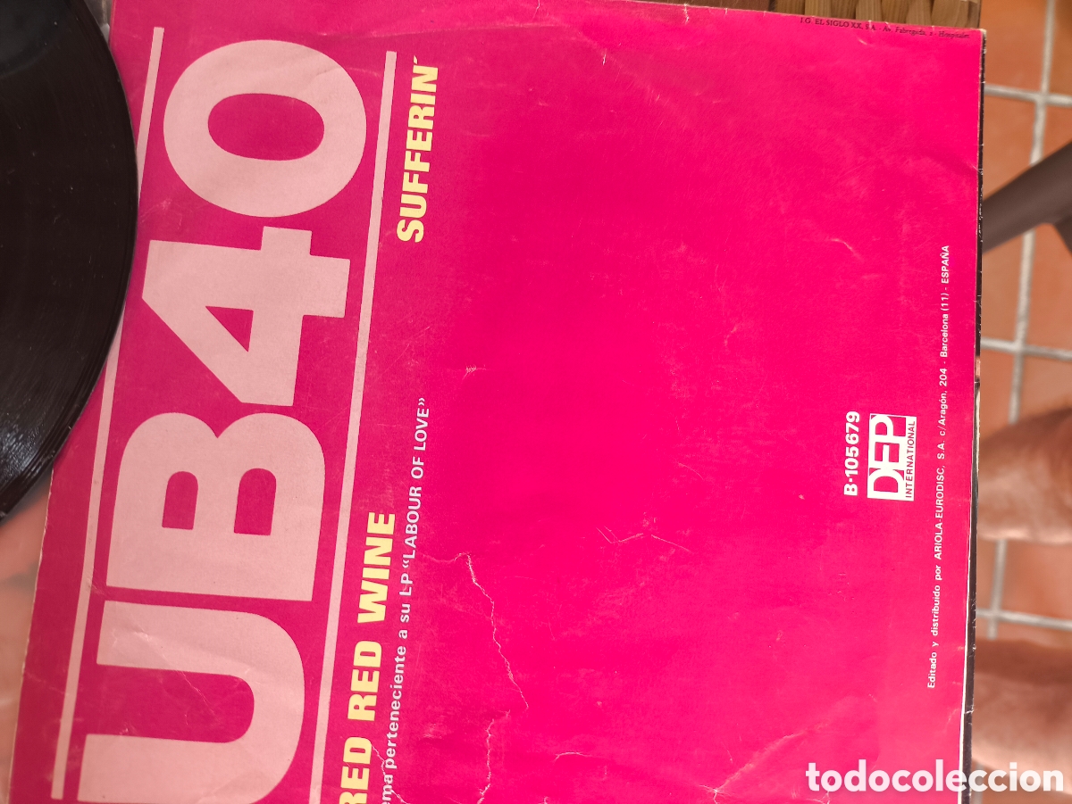 Discos de vinilo: Single de UB40.lote.V.n.194 - Foto 2