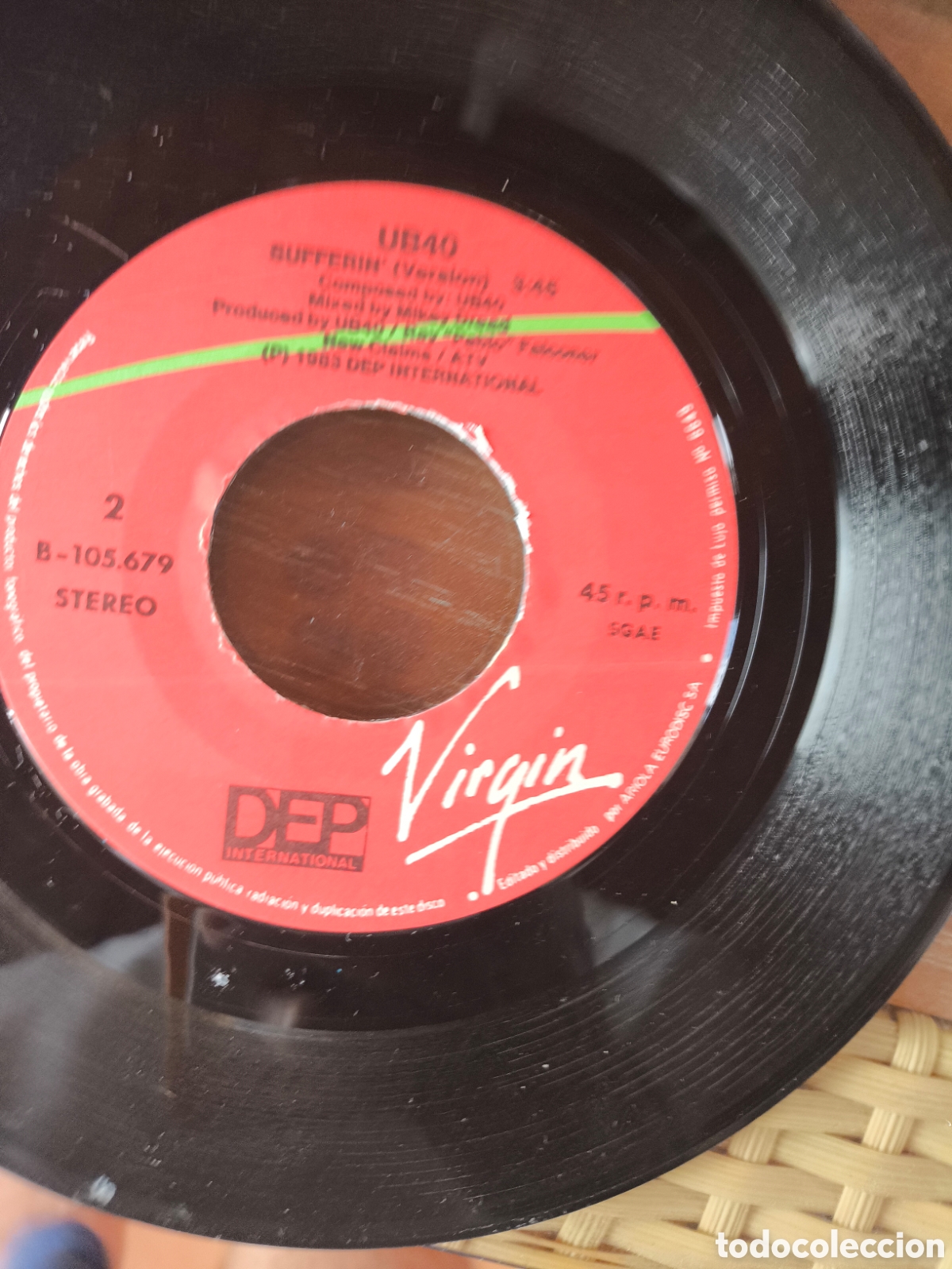 Discos de vinilo: Single de UB40.lote.V.n.194 - Foto 4