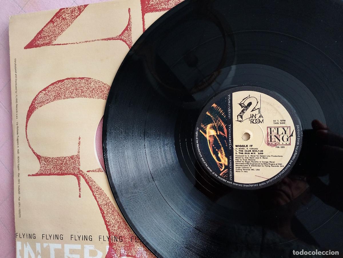 Discos de vinilo: 2 In A Room &ndash; Wiggle It.1990 - Foto 2