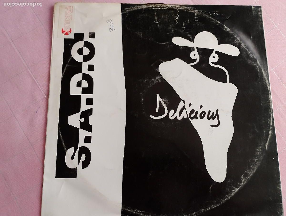 Discos de vinilo: S.A.D.O. &ndash; Delicious, 1990, techno - Foto 4