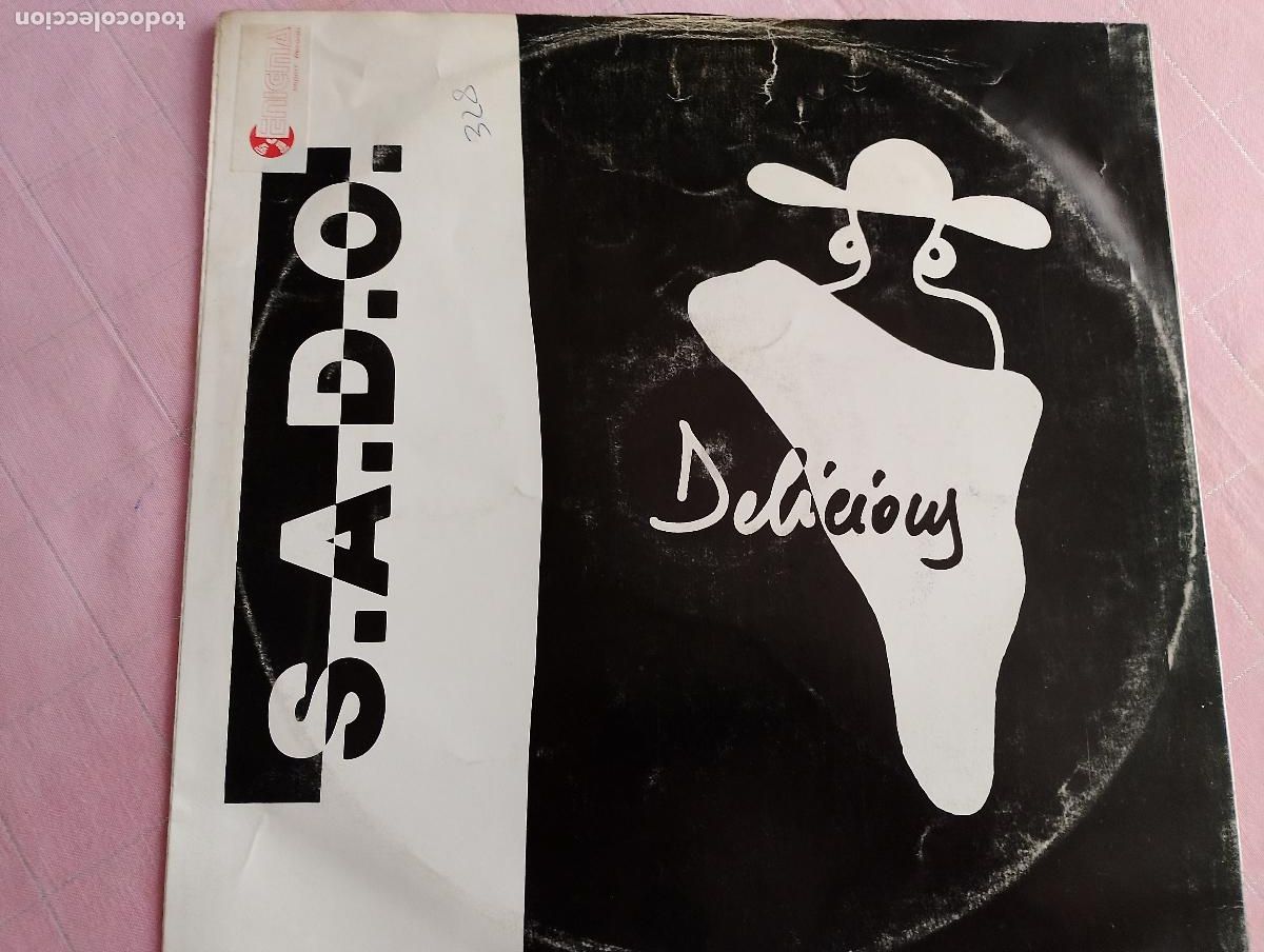 Discos de vinilo: S.A.D.O. &ndash; Delicious, 1990, techno