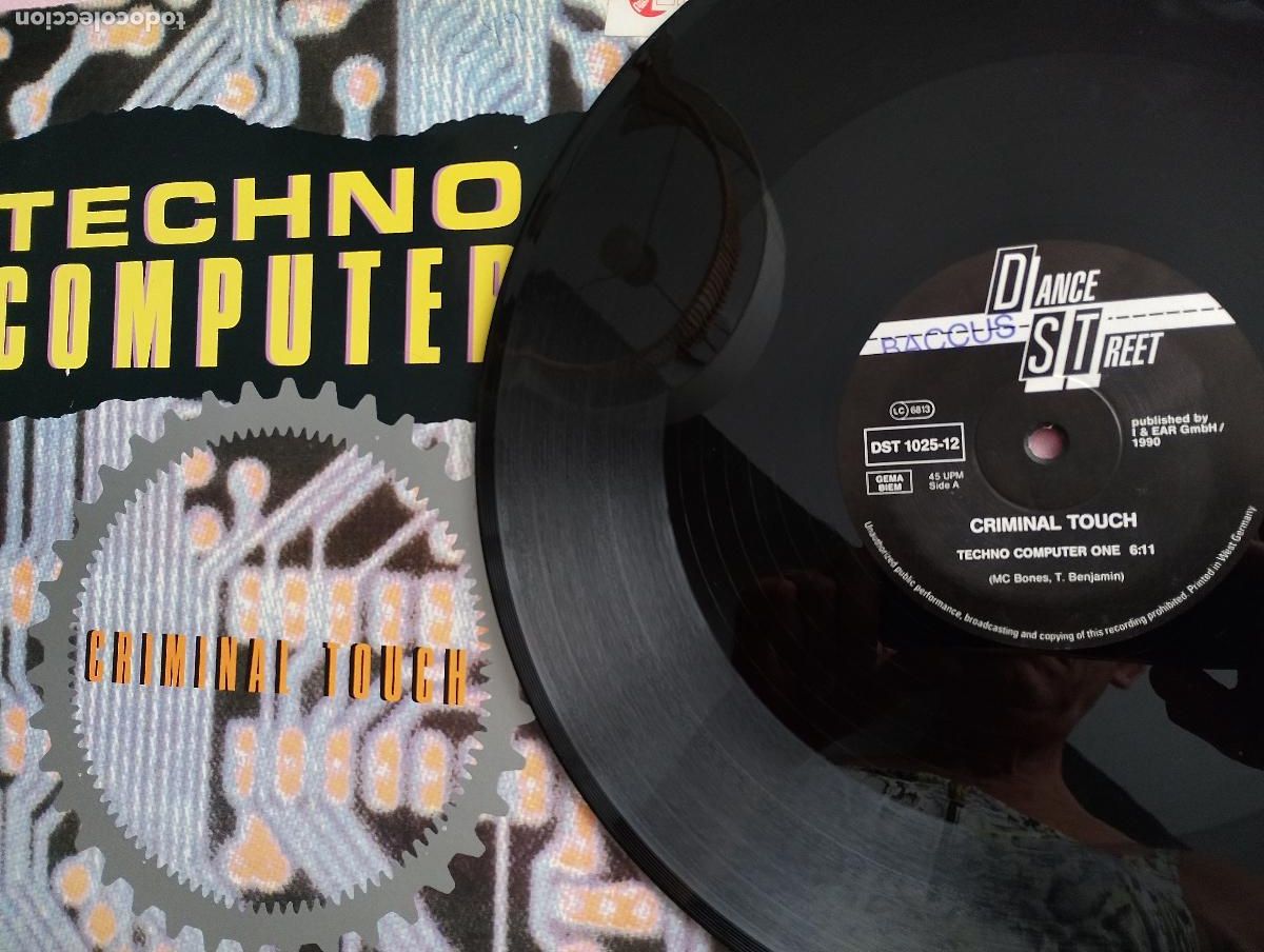 Discos de vinilo: Criminal Touch &ndash; Techno Computer 1, tecno, 1990 - Foto 3