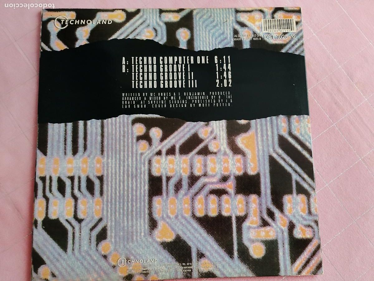 Discos de vinilo: Criminal Touch &ndash; Techno Computer 1, tecno, 1990 - Foto 4