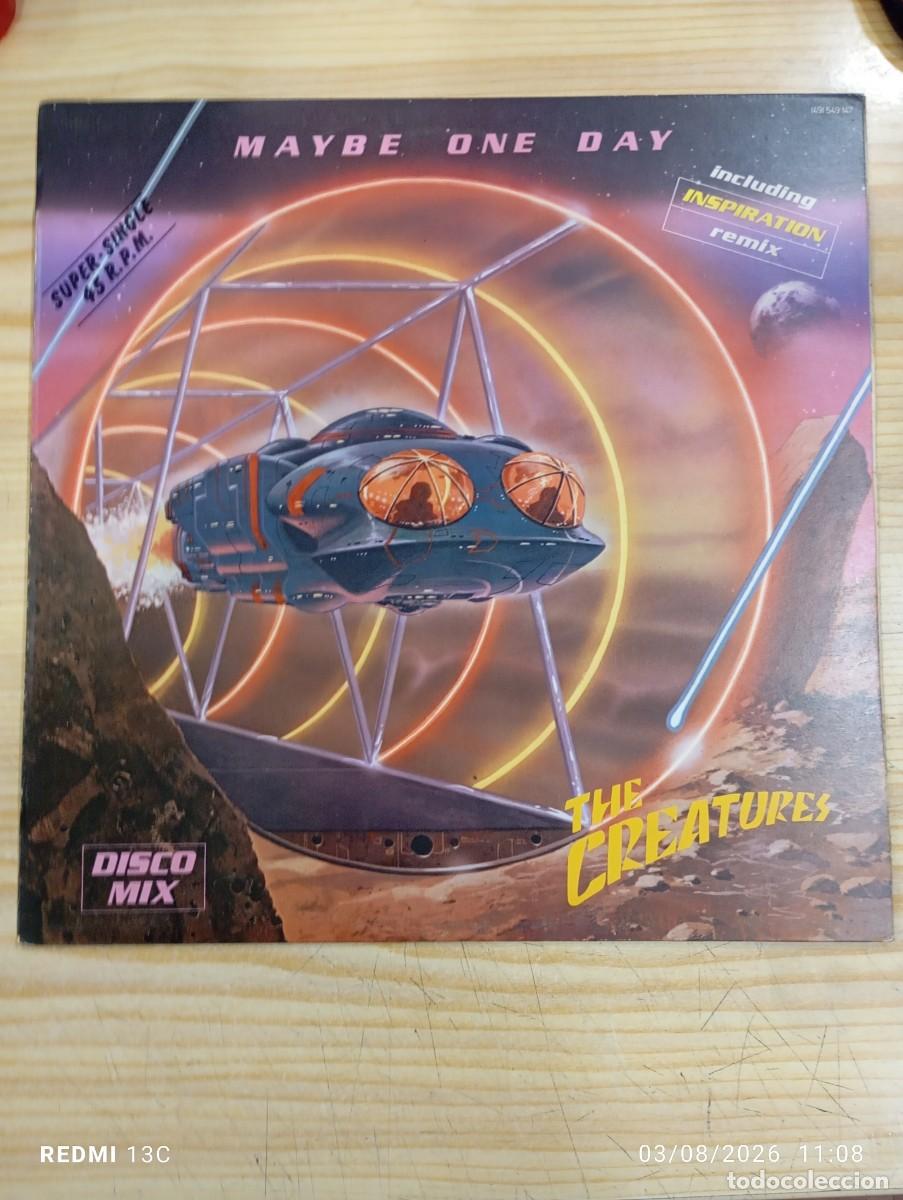 Discos de vinilo: Maxi 12 &rdquo;The Creatures &lrm;&ndash; Maybe One Day - 1984 Italo Disco EXCELENTE COPIA