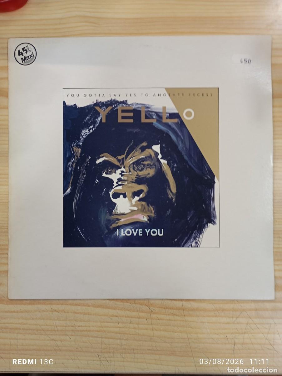 Discos de vinilo: Maxi 12 &rdquo;Yello &lrm;&ndash; You Gotta Say Yes To Another Excess Edicion Espa&ntilde;ola 1983 EXCELENTE COPIA
