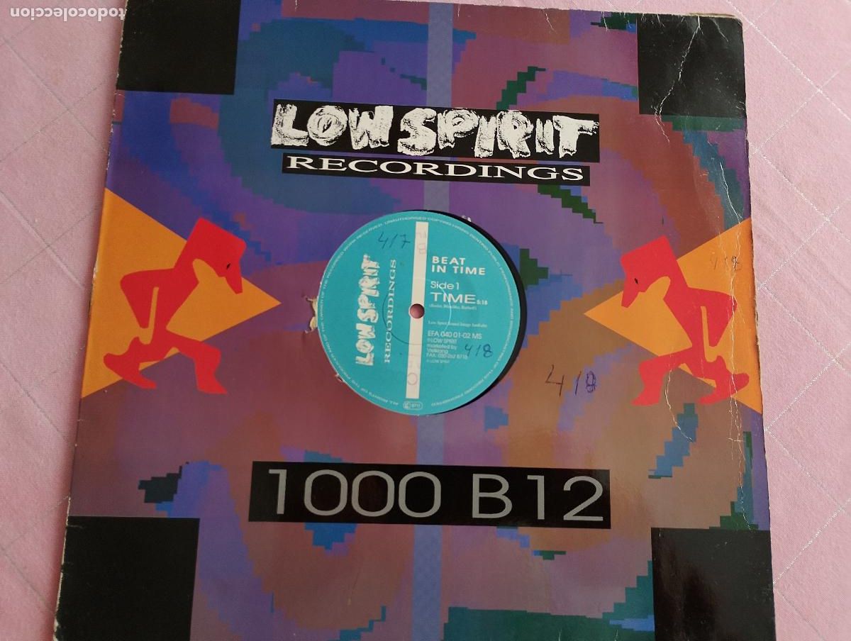Discos de vinilo: Beat In Time &ndash; Time / Rock Baby Rock,1990, techno,