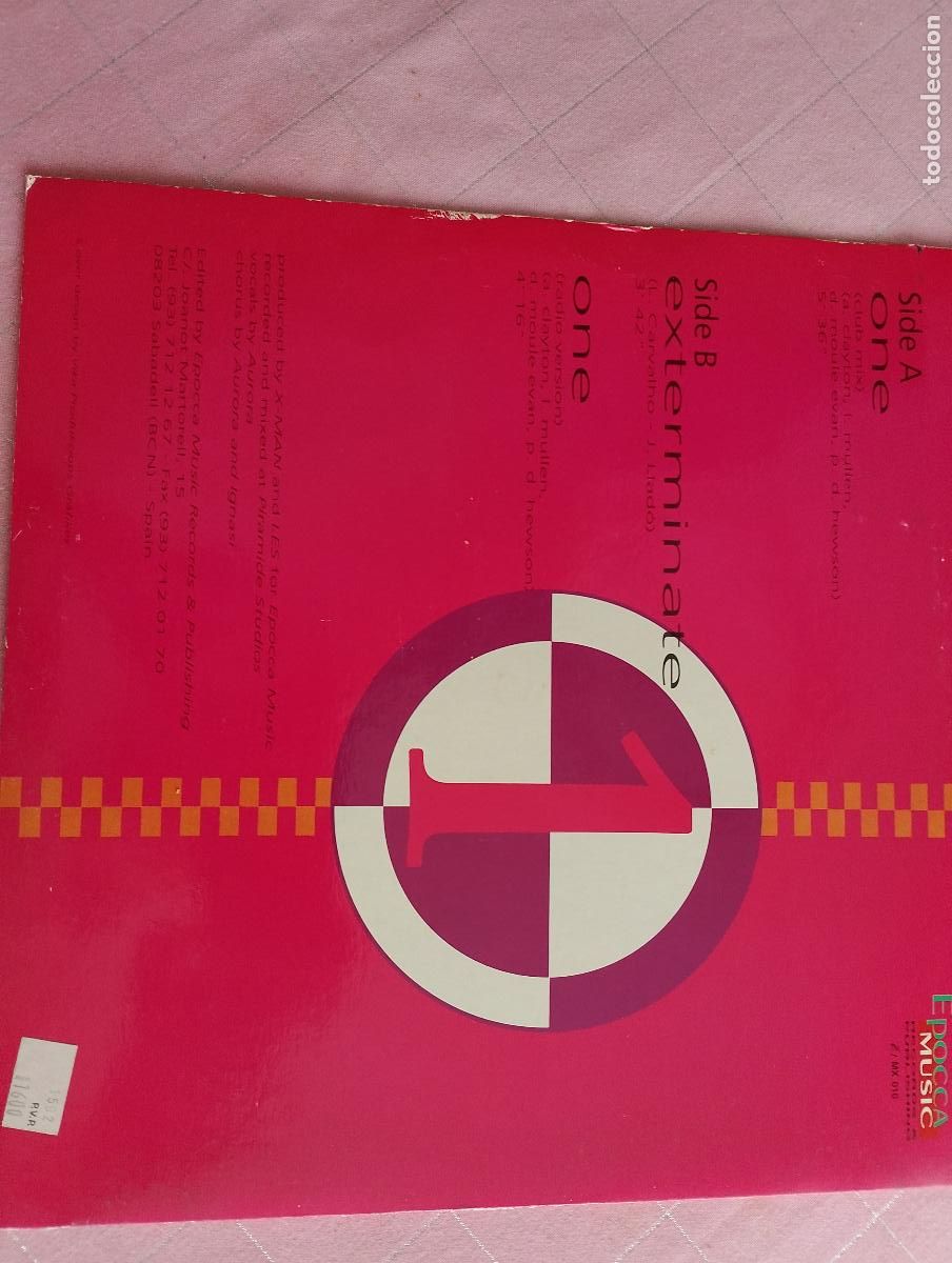 Discos de vinilo: Warm &ndash; One, 1994, techno - Foto 2