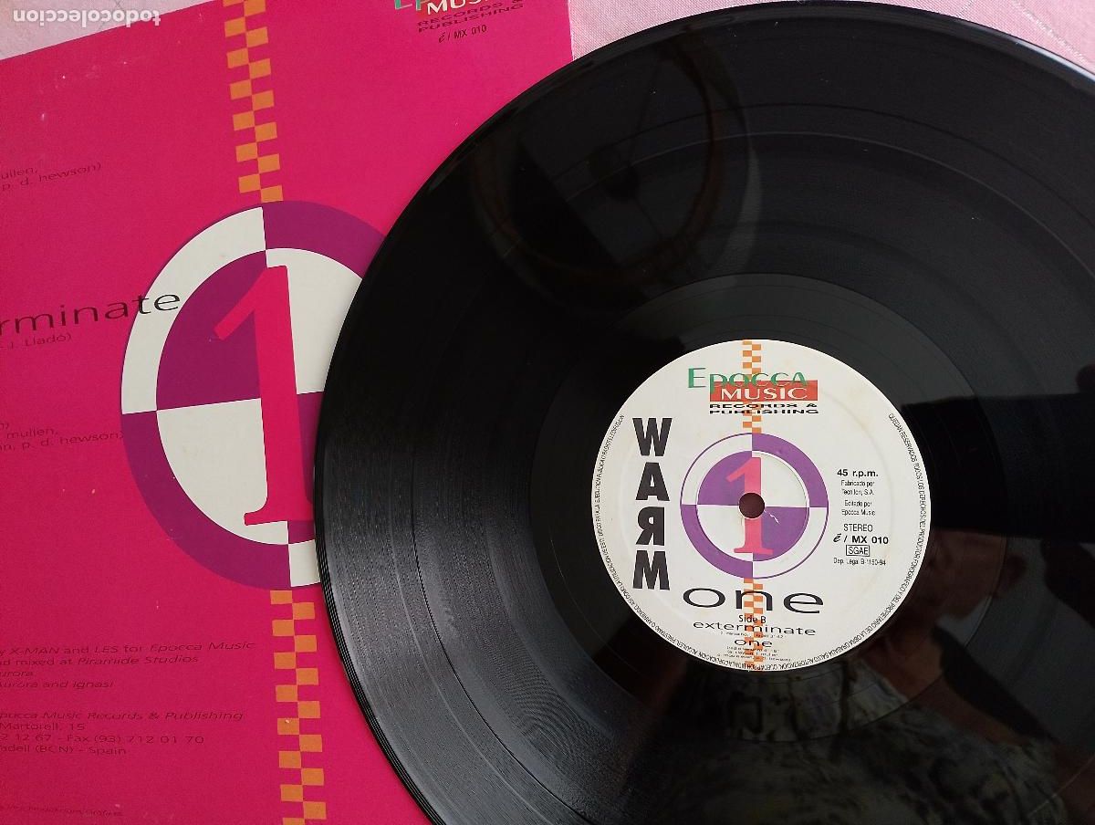 Discos de vinilo: Warm &ndash; One, 1994, techno - Foto 4