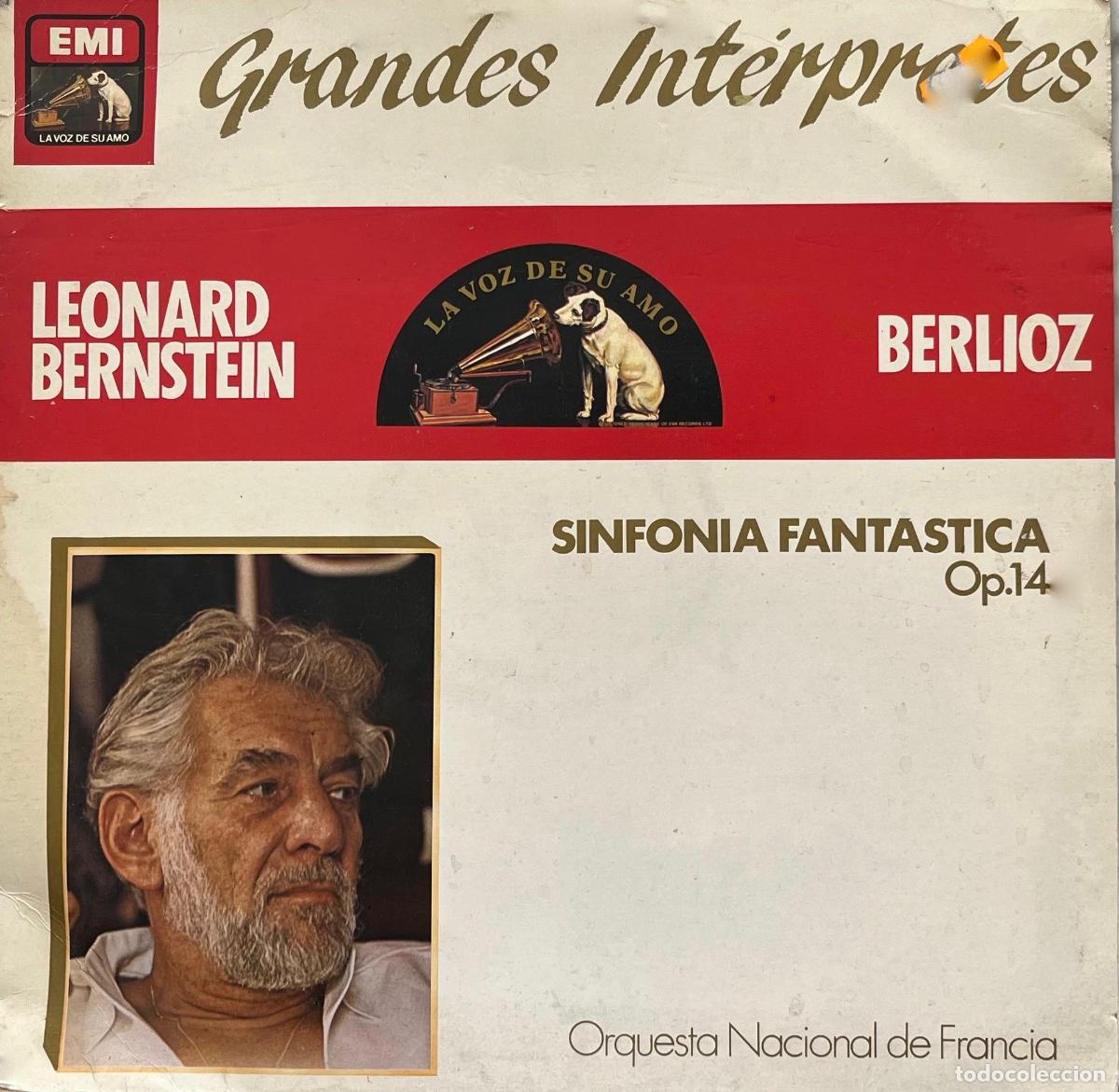 Discos de vinilo: BERLIOZ. SINFONIA FANTASTICA. LEONARD BERNSTEIN. LP ORIGINAL ESPA&Ntilde;A 1984