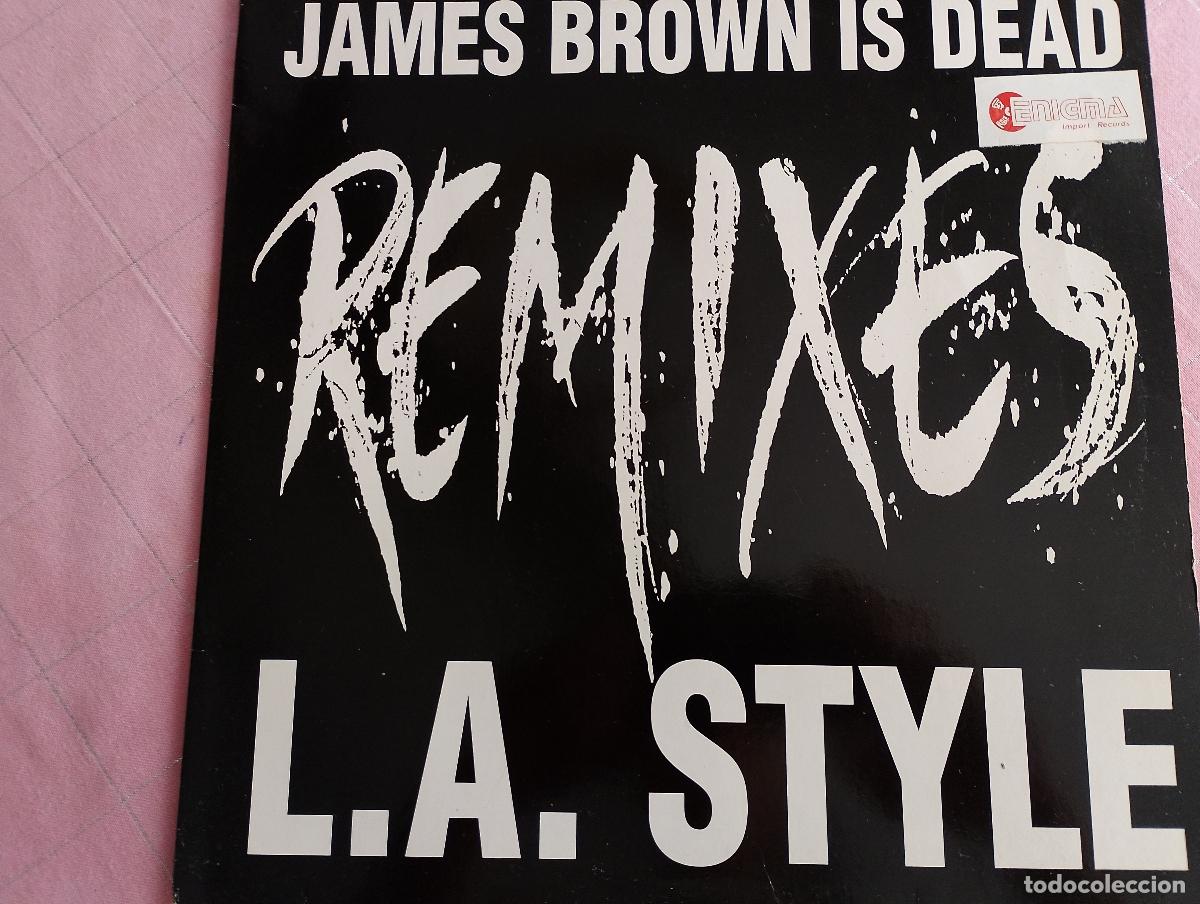 Discos de vinilo: L.A. Style &ndash; James Brown Is Dead (Remixes), 1991, techno
