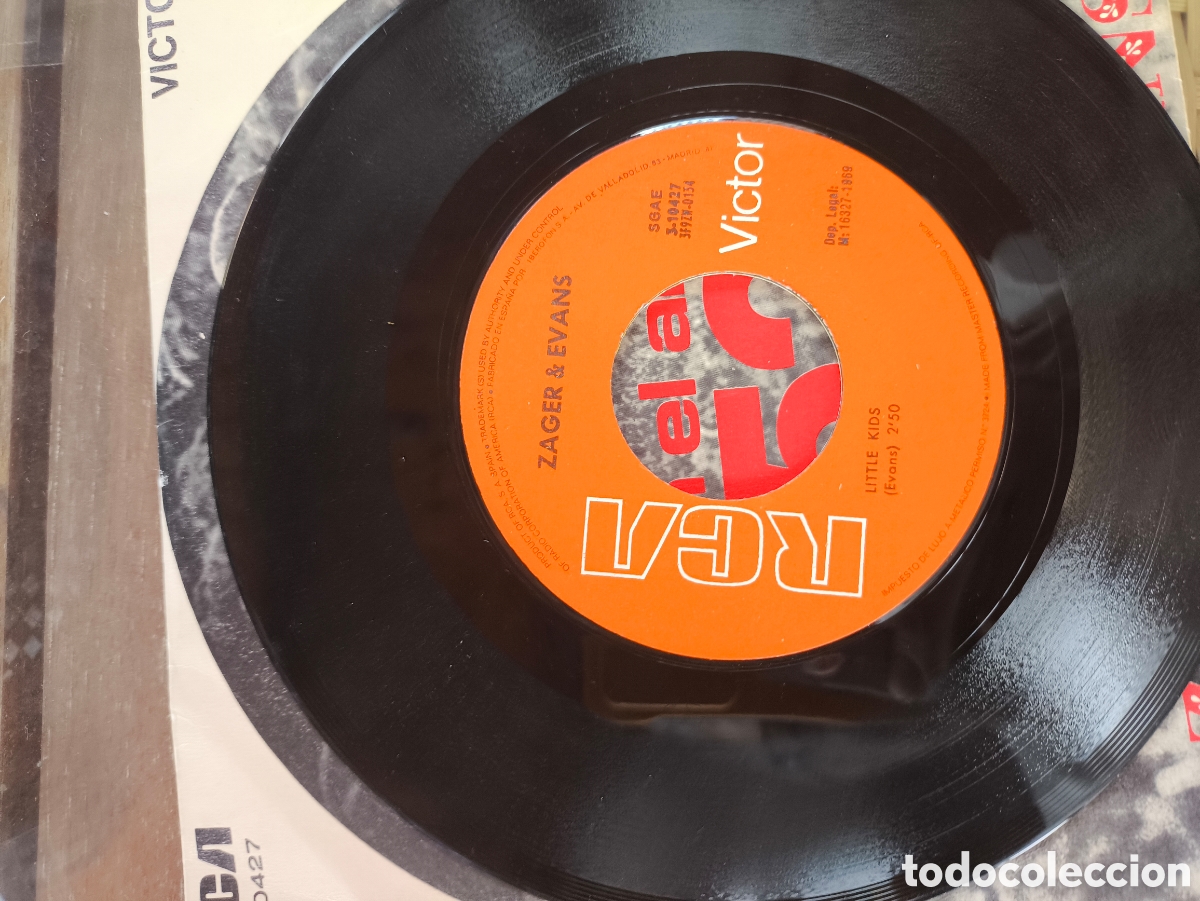 Discos de vinilo: Single de zager & Evans.lote.Z.n.203 - Foto 4