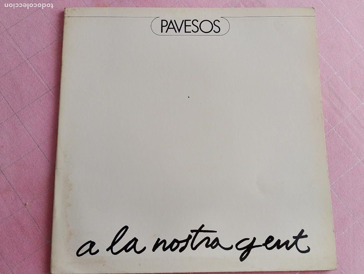 Discos de vinilo: Pavesos &ndash; A la Nostra Gent,1976