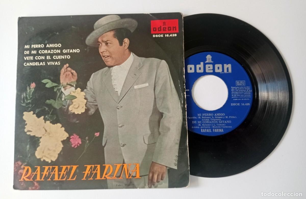 Discos de vinilo: SINGLE RAFAEL FARINA - MI PERRO AMIGO