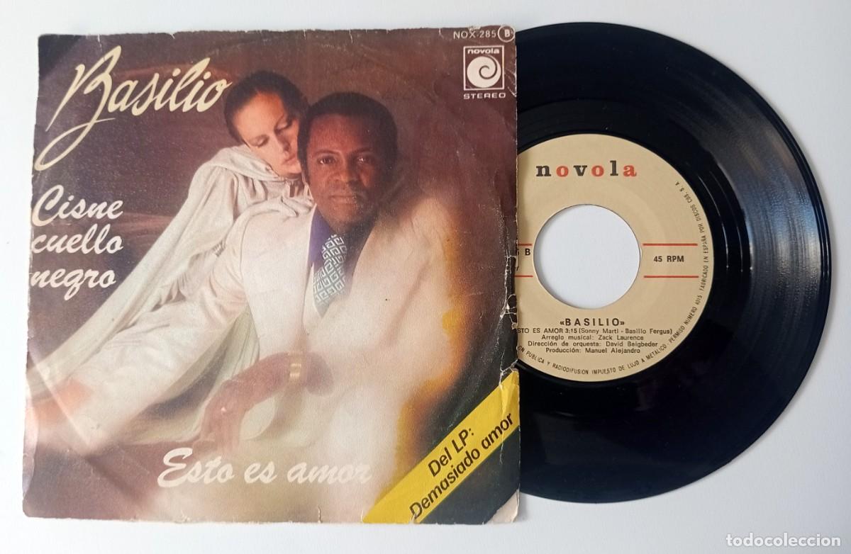 Discos de vinilo: SINGLE BASILIO - CISNE CUELLO NEGRO