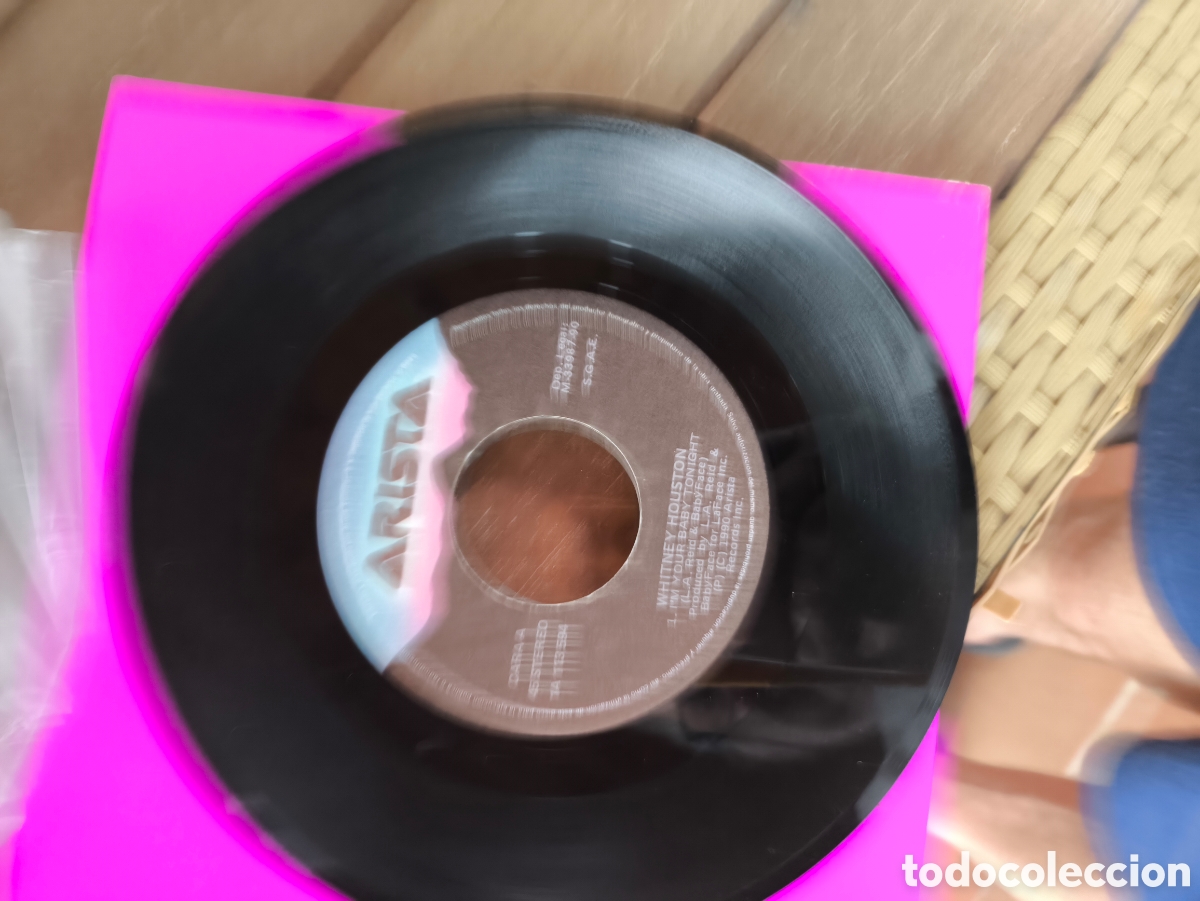 Discos de vinilo: Single de Whitney Houston.loye.W n.200 - Foto 3