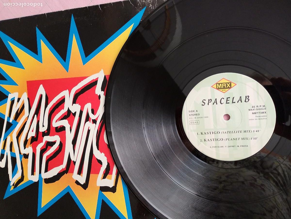 Discos de vinilo: Spacelab &ndash; Kastigo, 1993, techno - Foto 3