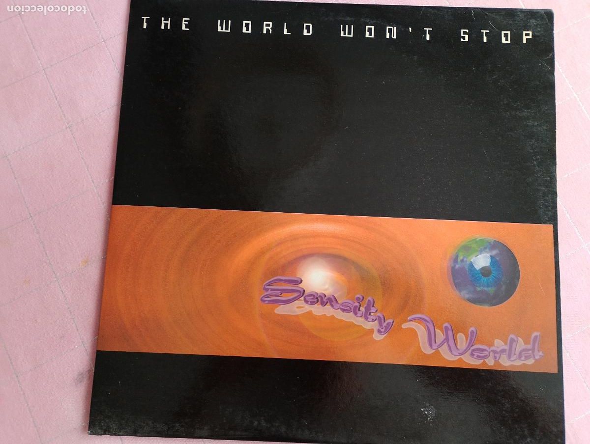 Discos de vinilo: Sensity World &ndash; The World Wont Stop,1996 techno - Foto 3