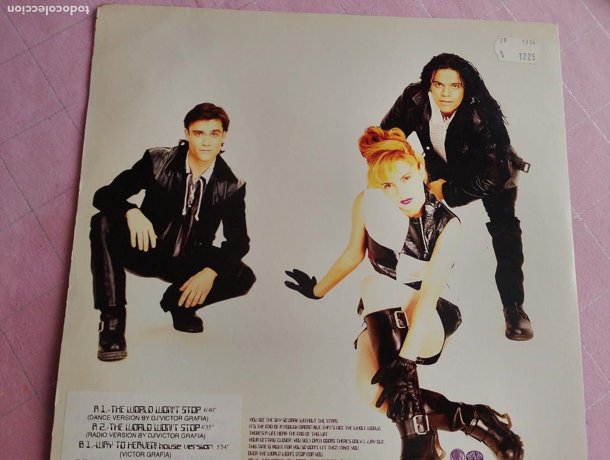 Discos de vinilo: Sensity World &ndash; The World Wont Stop,1996 techno - Foto 4