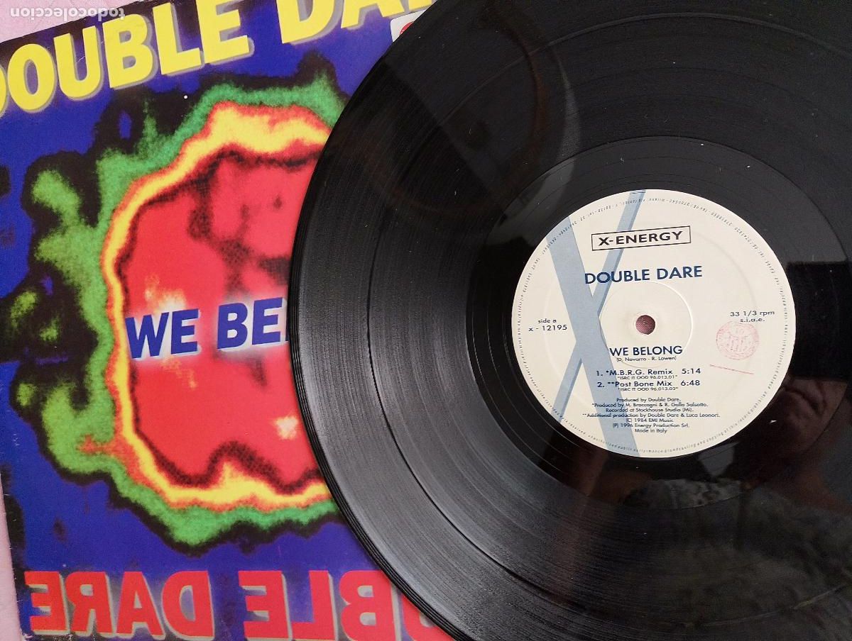 Discos de vinilo: Double Dare &ndash; We Belong, 1996, techno - Foto 3