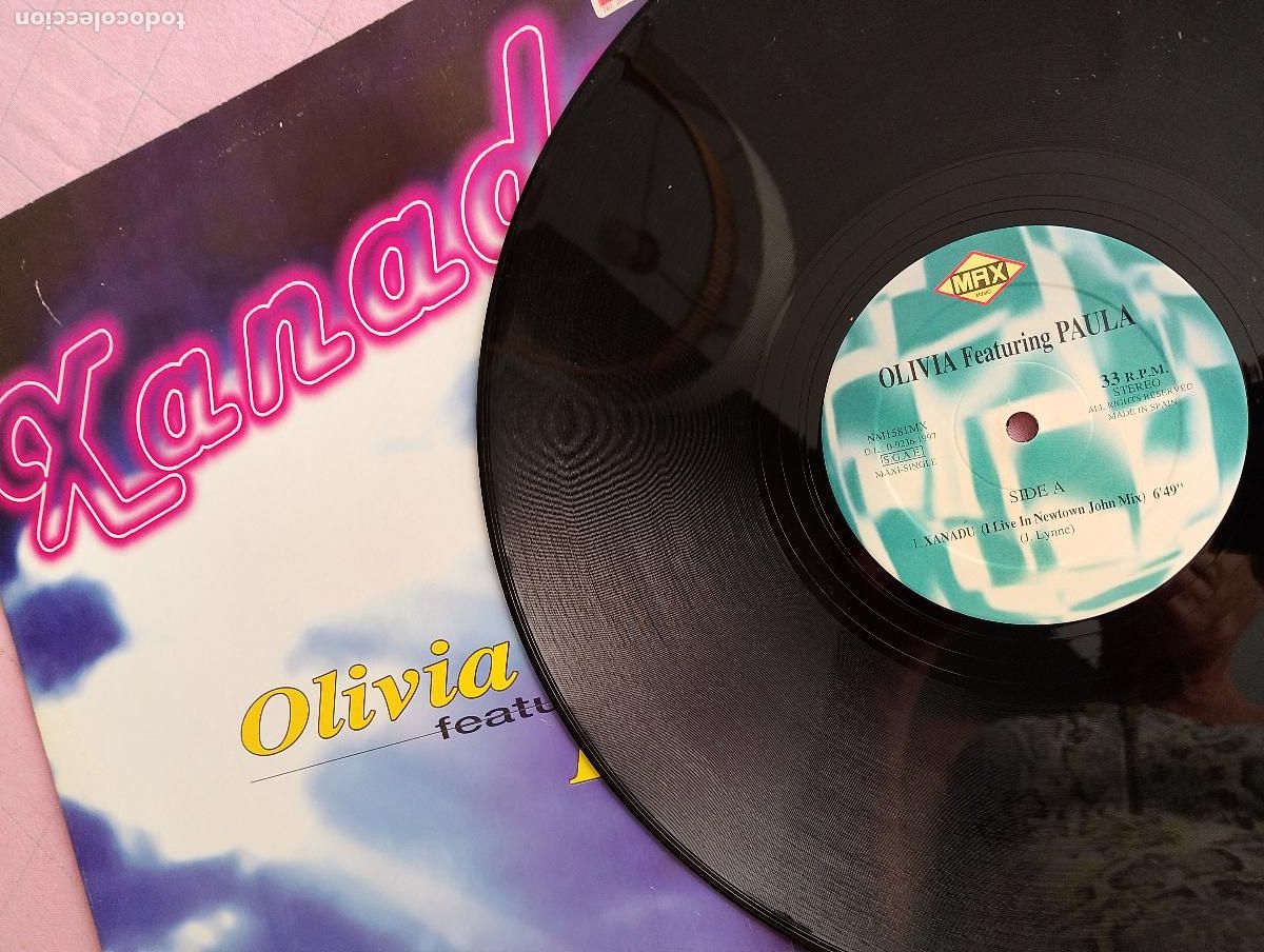 Discos de vinilo: Olivia* Featuring Paula &ndash; Xanadu, 1997 - Foto 2