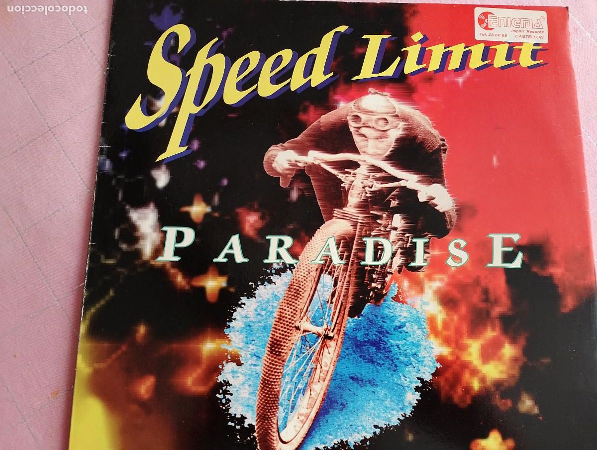 Discos de vinilo: Speed Limit &ndash; Paradise,1996, makina - Foto 2