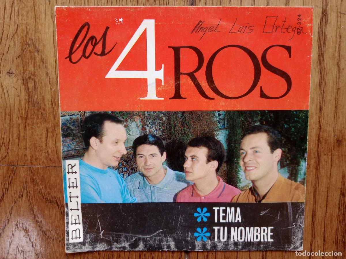 Discos de vinilo: Los 4 Ros - tema + tu nombre - Foto 2