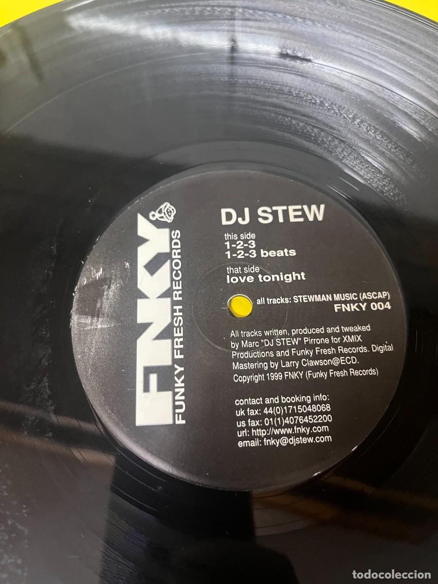 Discos de vinilo: DJ Stew 1-2-3 / Love Tonight - Foto 4