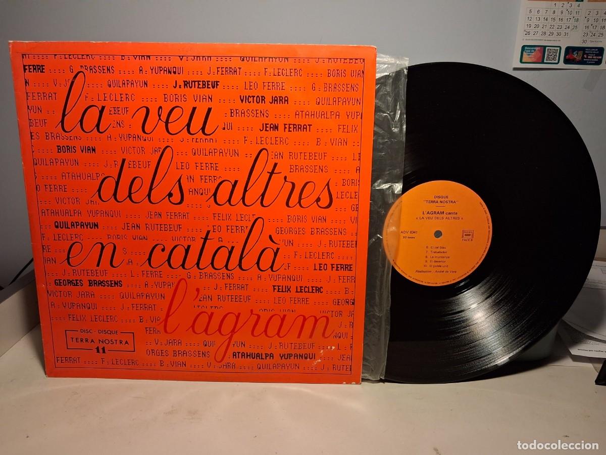 Discos de vinilo: LP L&acute;AGRAM : LA VEU DELS ALTRES CATALANS