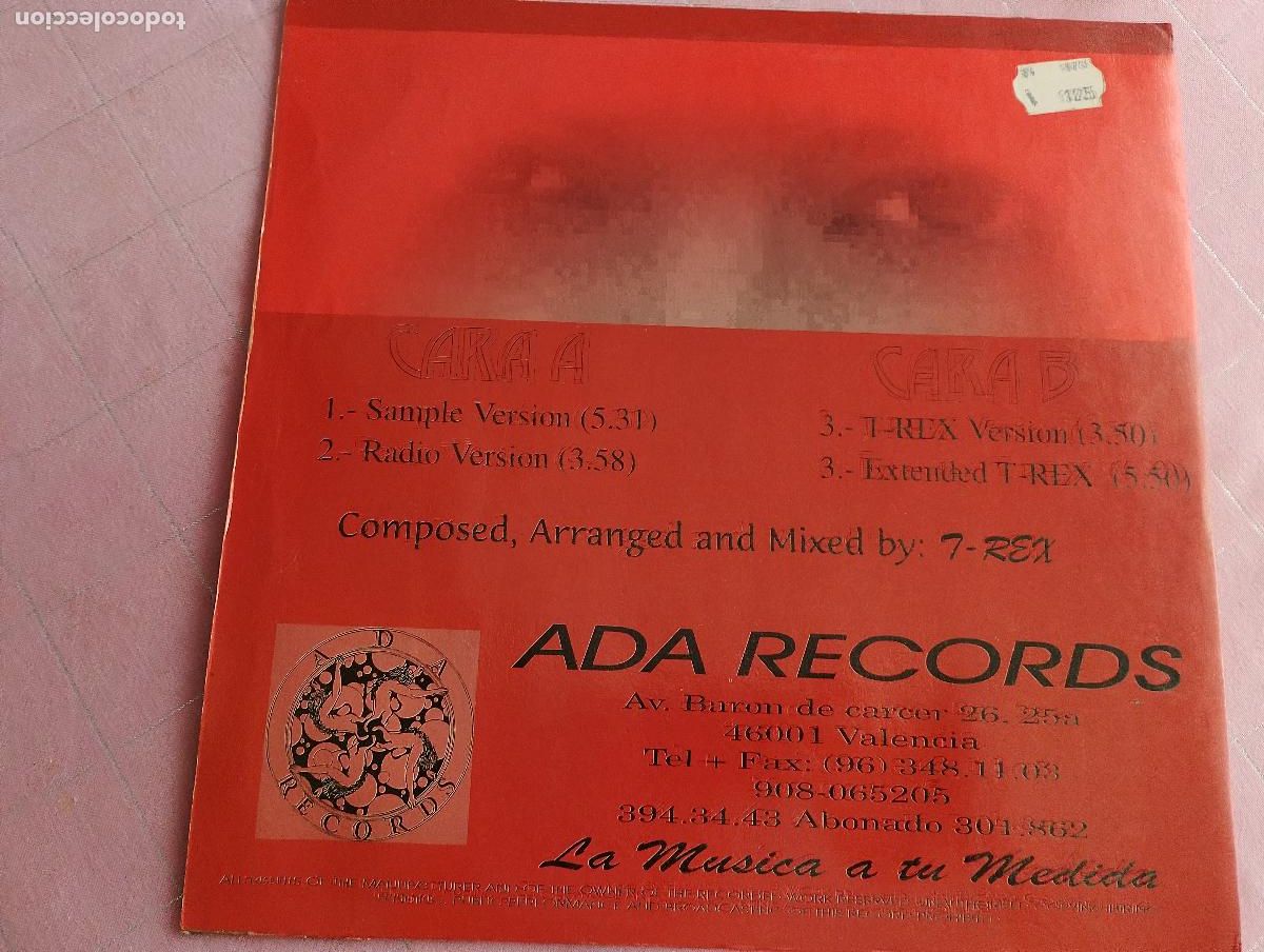 Discos de vinilo: T-Rex (3) &ndash; Lookin Over,1995, techno - Foto 3