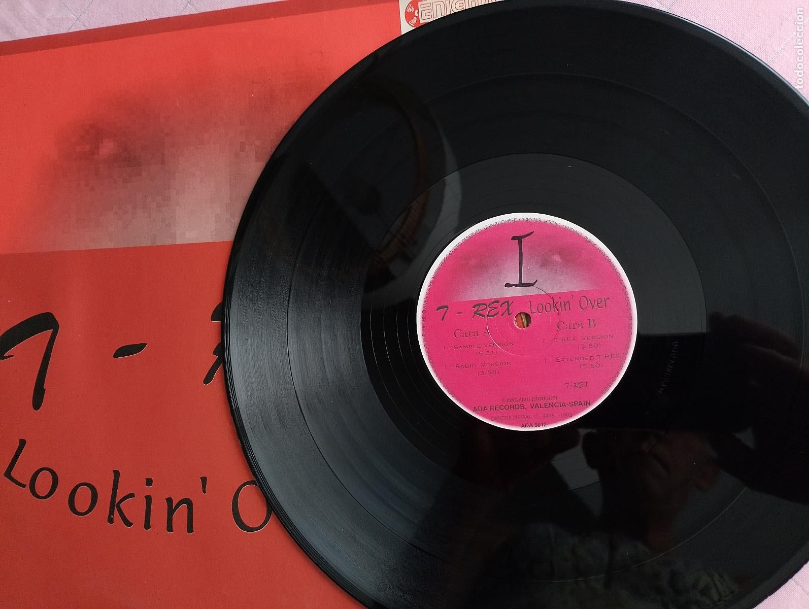 Discos de vinilo: T-Rex (3) &ndash; Lookin Over,1995, techno - Foto 4