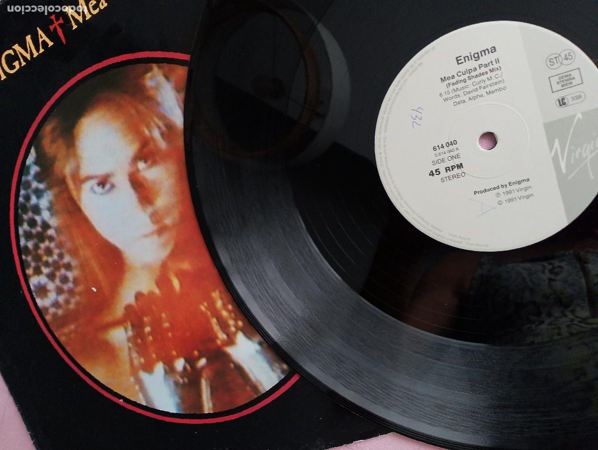 Discos de vinilo: Enigma &ndash; Mea Culpa Part II, 1991 techno - Foto 3