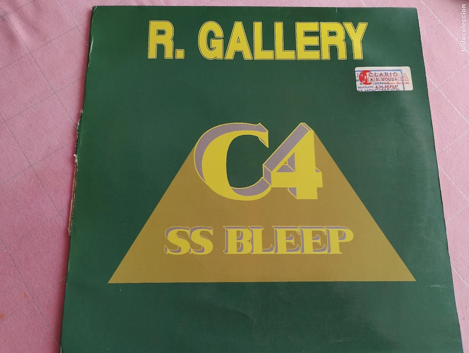 Discos de vinilo: R. Gallery &ndash; C4 / SS Bleep, 1992, techno - Foto 2