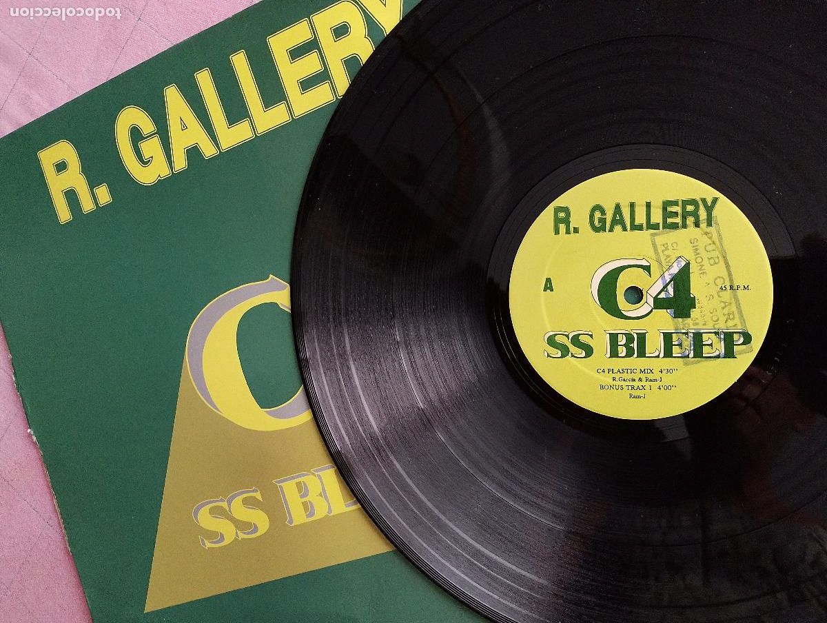 Discos de vinilo: R. Gallery &ndash; C4 / SS Bleep, 1992, techno - Foto 4