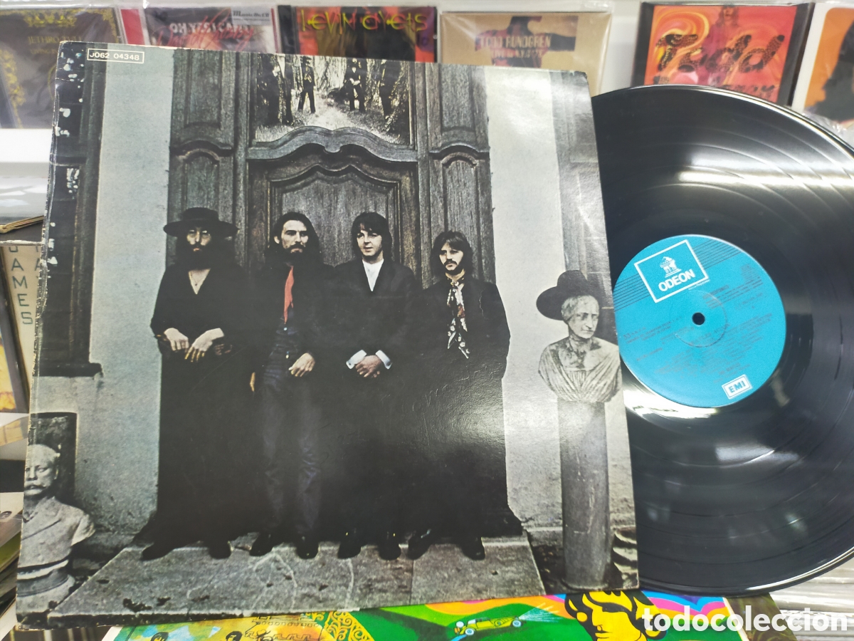 Discos de vinilo: Beatles LP Espa&ntilde;a 1970 label azul claro