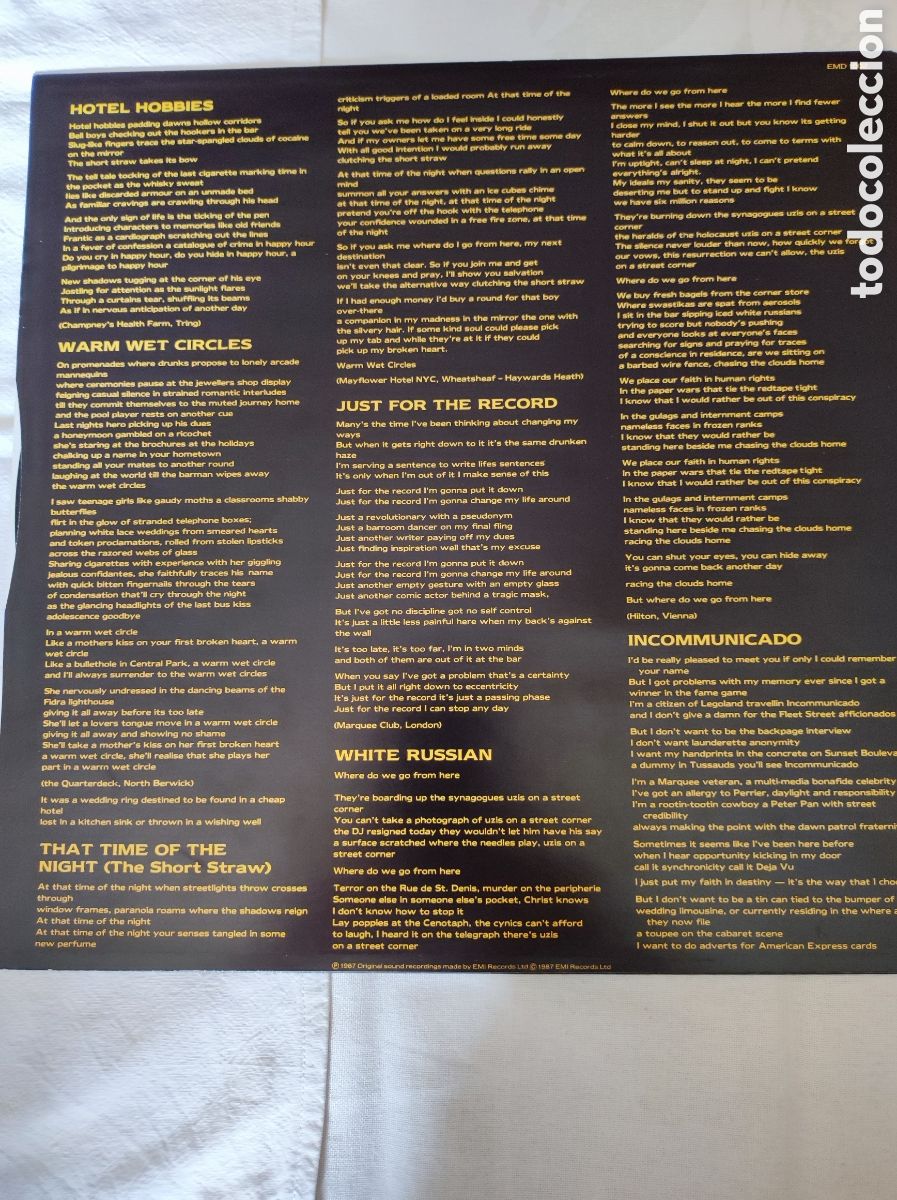 Discos de vinilo: MARILLION - CLUTCHING AT STRAWS - Foto 3