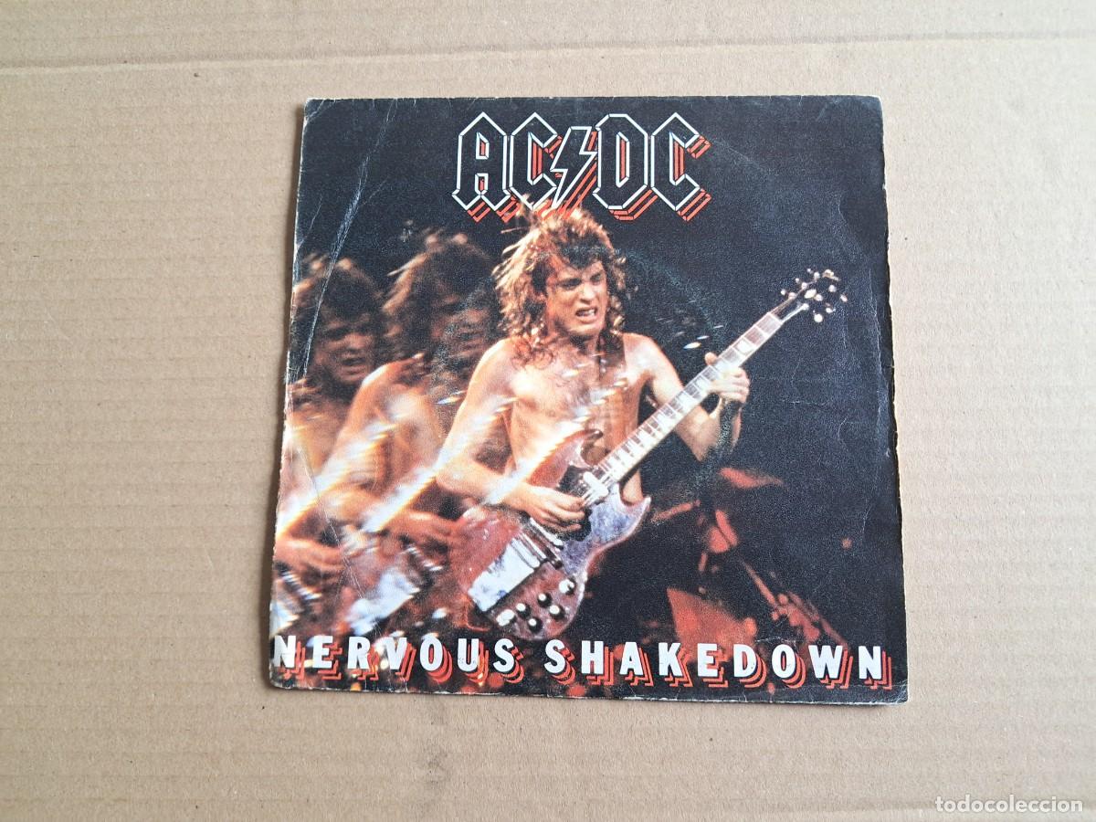 Discos de vinilo: AC/DC - NERVOUS SHAKEDOWN SINGLE 1984 EDICION ESPA&Ntilde;OLA