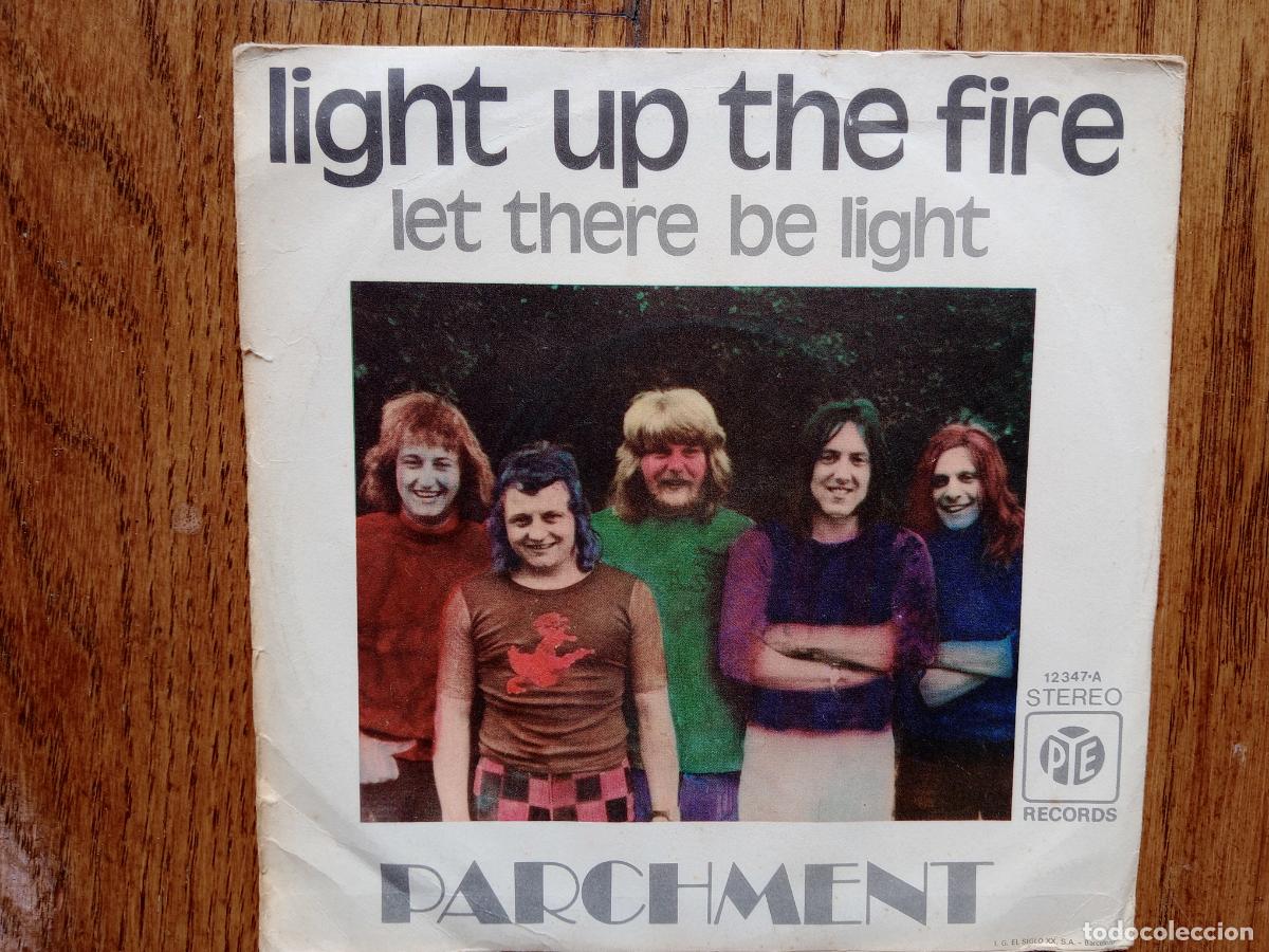 Discos de vinilo: Parchment - light up the fire+ let there be light - Foto 3