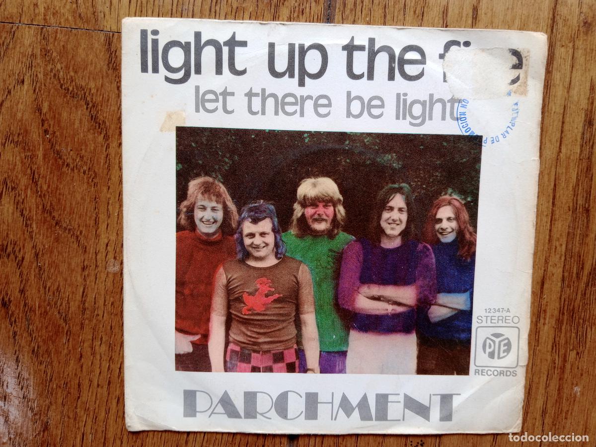 Discos de vinilo: Parchment - light up the fire+ let there be light